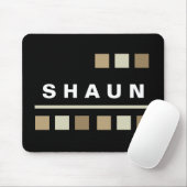 Persoonlijke Muismatten - zwart (Met muis)