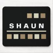 Persoonlijke Muismatten - zwart (Voorkant)