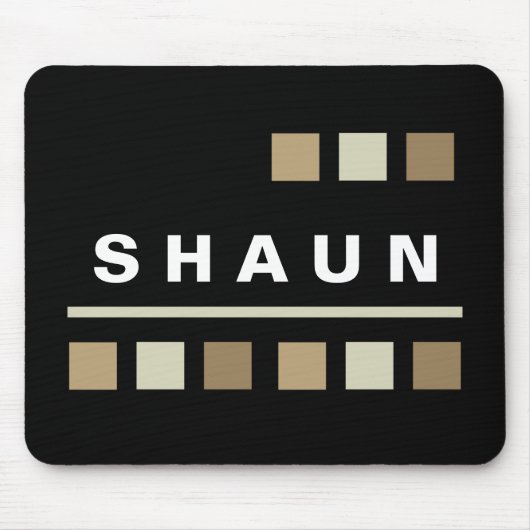 Persoonlijke Muismatten - zwart (Voorkant)