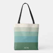 Persoonlijke Multikleur 5 Strepen Tote Bag (Achterkant)