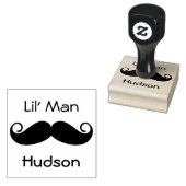 Persoonlijke Mustache Rubberstempel (Gestempeld)