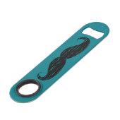 Persoonlijke Mustache Speed Flessenopener (Achterkant Gekanteld)