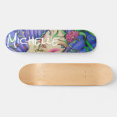 Persoonlijke Muur Kunst Skateboard (Horizontaal)