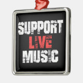 Persoonlijke muziek ondersteunen metalen ornament (Links)