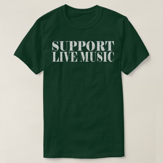 Persoonlijke muziek ondersteunen t-shirt (Design voorkant)