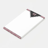 Persoonlijke muziek symbolen post-it® notes (Schuin)
