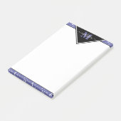 Persoonlijke muziek symbolen post-it® notes (Schuin)