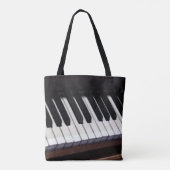 Persoonlijke muziek tote bag (Achterkant)