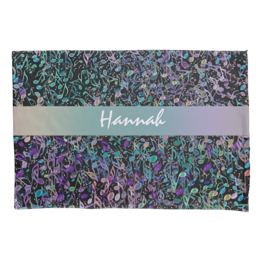 Persoonlijke muzieknotitiehandleiding kussensloop (Voorkant)