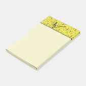 Persoonlijke muzieknotities post-it® notes (Schuin)