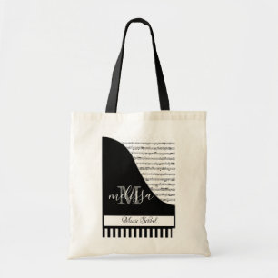 Persoonlijke muziekschool Piano Tote Bag