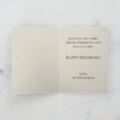 Persoonlijke mystieke marine Tarot Fortune Birthda Kaart (Binnen)