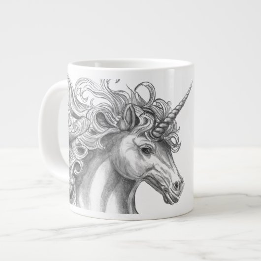 Persoonlijke Mythologische Eenhoorn Mok (Links)