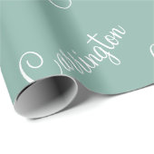 Persoonlijke naadloze weduwingshower cadeaupapier (Rol Hoek)