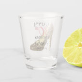 Persoonlijke naam 30e verjaardag shot glas (Achterkant)