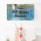 Persoonlijke naam 90th Birthday Reflection in Lake Spandoek (Insitu)