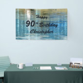 Persoonlijke naam 90th Birthday Reflection in Lake Spandoek (Beurs)
