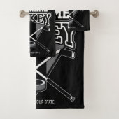 Persoonlijke NAAM Aangepaste PC-ploeg voor Hockey  Bad Handdoek (Insitu)