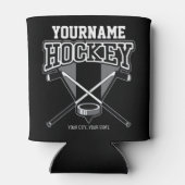 Persoonlijke NAAM Aangepaste PC-ploeg voor Hockey Blikjeskoeler (Achterkant)