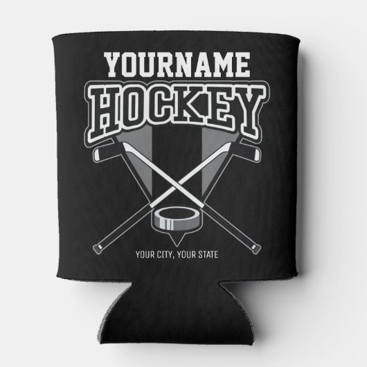 Persoonlijke NAAM Aangepaste PC-ploeg voor Hockey Blikjeskoeler (Achterkant)