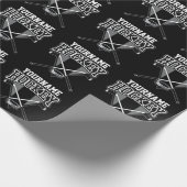 Persoonlijke NAAM Aangepaste PC-ploeg voor Hockey  Cadeaupapier (Hoek)