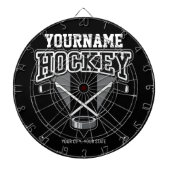 Persoonlijke NAAM Aangepaste PC-ploeg voor Hockey Dartbord (Voorkant)
