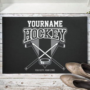 Persoonlijke NAAM Aangepaste PC-ploeg voor Hockey Deurmat