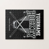 Persoonlijke NAAM Aangepaste PC-ploeg voor Hockey  Legpuzzel (Horizontaal)