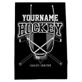 Persoonlijke NAAM Aangepaste PC-ploeg voor Hockey  Medium Cadeauzakje (Achterkant)