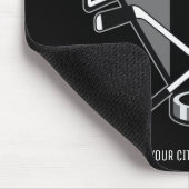 Persoonlijke NAAM Aangepaste PC-ploeg voor Hockey  Muismat (Hoek)