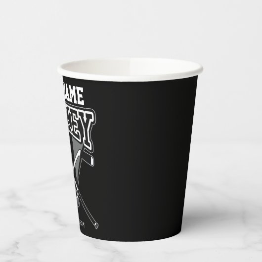 Persoonlijke NAAM Aangepaste PC-ploeg voor Hockey  Papieren Bekers (Links)