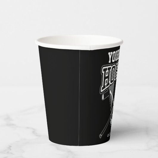 Persoonlijke NAAM Aangepaste PC-ploeg voor Hockey  Papieren Bekers (Rechts)