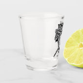 Persoonlijke NAAM Aangepaste PC-ploeg voor Hockey Shot Glas (Links)