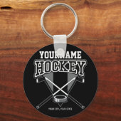 Persoonlijke NAAM Aangepaste PC-ploeg voor Hockey  Sleutelhanger (Voorkant)