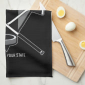 Persoonlijke NAAM Aangepaste PC-ploeg voor Hockey  Theedoek (Quarter Fold)