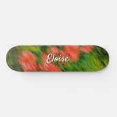 Persoonlijke naam, abstracte bloem persoonlijk skateboard (Horizontaal)