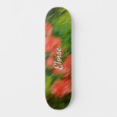 Persoonlijke naam, abstracte bloem persoonlijk skateboard (Voorkant)