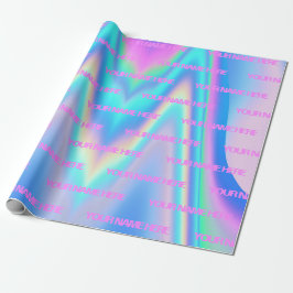 Persoonlijke naam afgebroken cadeaupapier