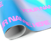 Persoonlijke naam afgebroken cadeaupapier (Rol Hoek)