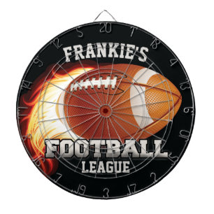 Persoonlijke NAAM American Football Flames Sports Dartbord