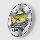 Persoonlijke NAAM Amerikaanse klassieke autokledin Grote Klok (Hoek)