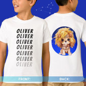 Persoonlijke naam Astrologie Dierenriem teken Leo  T-shirt