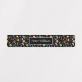 Persoonlijke naam Astronauts Planets Space Back Sc Labels (Design 1)