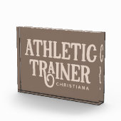 Persoonlijke naam Athletic Trainer Fotoblokken (Rechts)