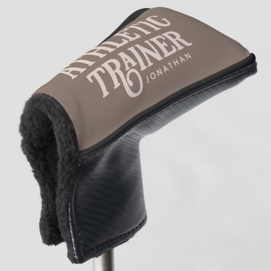 Persoonlijke naam Athletic Trainer Golfheadcover (3/4 voorkant)