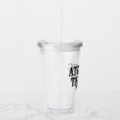 Persoonlijke naam Atletiekcoach Acryl Drinkbeker (Rechts)