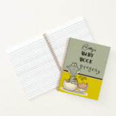 Persoonlijke naam Baby Journal Notitieboek | (Binnen)