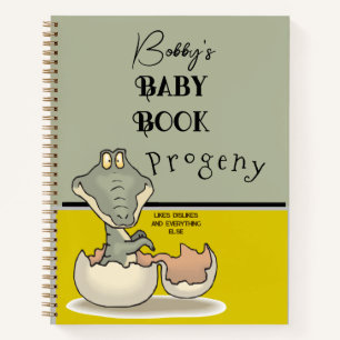 Persoonlijke naam Baby Journal Notitieboek