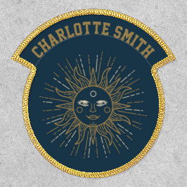 Persoonlijke naam badge Magic Mystical SUN