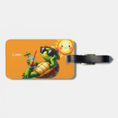 Persoonlijke naam bagagelabel (Achterkant horizontaal)